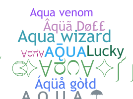 Přezdívka - Aqua