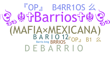 Přezdívka - Barrios