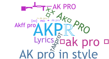 Přezdívka - AKPro