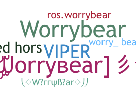 Přezdívka - WorryBear