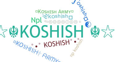Přezdívka - Koshish