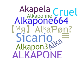 Přezdívka - Alkapone