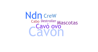 Přezdívka - Cavo