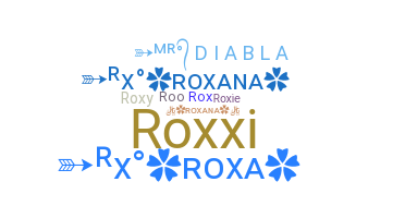 Přezdívka - Roxana