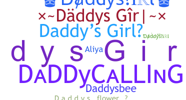 Přezdívka - Daddysgirl