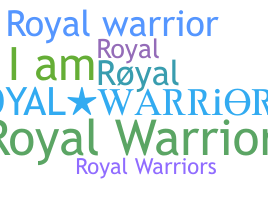 Přezdívka - royalwarrior