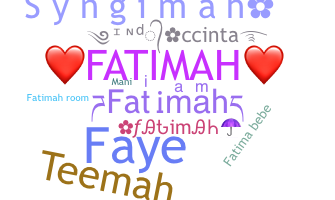 Přezdívka - Fatimah