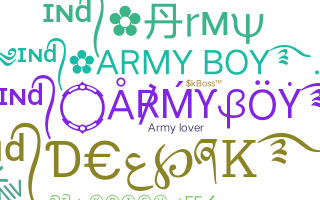 Přezdívka - armyboy
