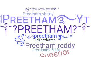 Přezdívka - Preetham