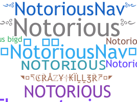 Přezdívka - Notorious