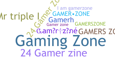 Přezdívka - gamerzone