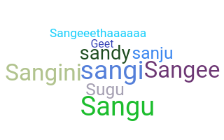 Přezdívka - Sangeeta
