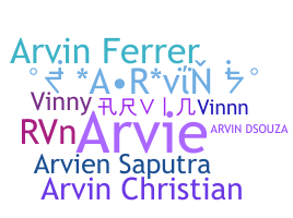 Přezdívka - Arvin
