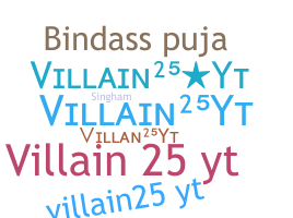 Přezdívka - Villain25yt