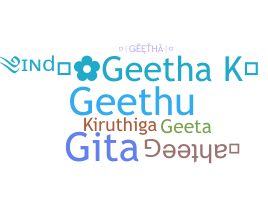 Přezdívka - Geetha