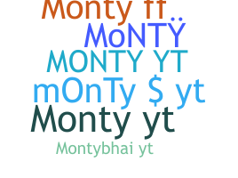 Přezdívka - MontyYT