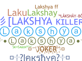 Přezdívka - lakshya