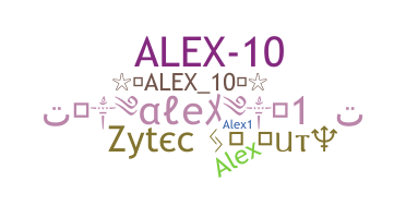 Přezdívka - alex1
