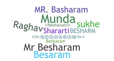 Přezdívka - besharam