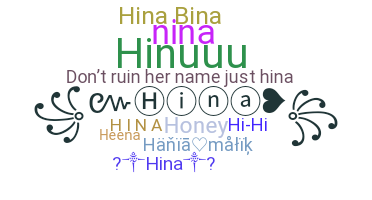 Přezdívka - Hina