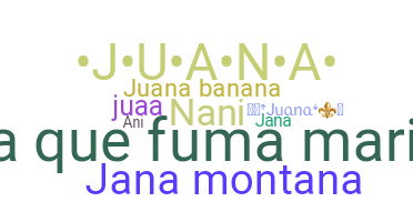 Přezdívka - Juana