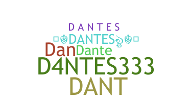 Přezdívka - Dantes