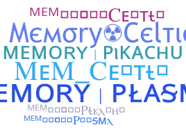 Přezdívka - MemoryClan