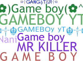Přezdívka - Gameboy