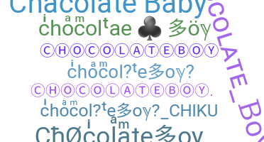 Přezdívka - chocolateboy