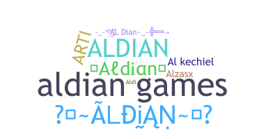 Přezdívka - Aldian