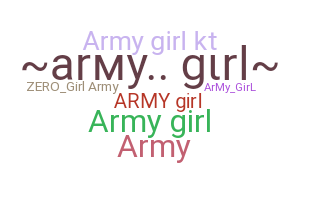 Přezdívka - armygirl