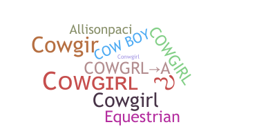 Přezdívka - cowgirl