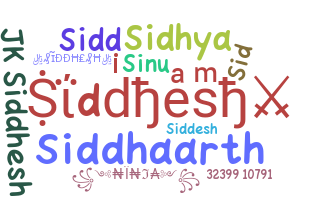Přezdívka - Siddhesh
