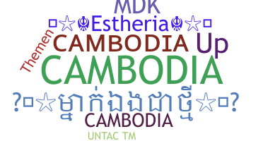 Přezdívka - Cambodia