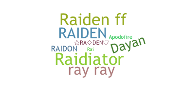 Přezdívka - Raiden