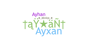 Přezdívka - Ayxan