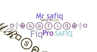 Přezdívka - Safiq
