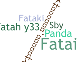 Přezdívka - Fatah