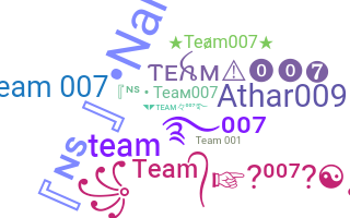 Přezdívka - Team007