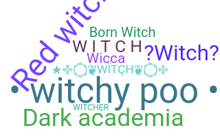 Přezdívka - Witch
