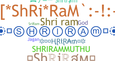 Přezdívka - Shriram