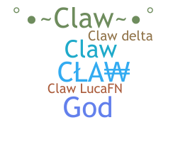 Přezdívka - CLAW