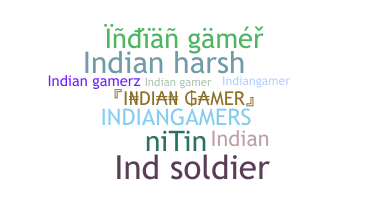 Přezdívka - Indiangamers