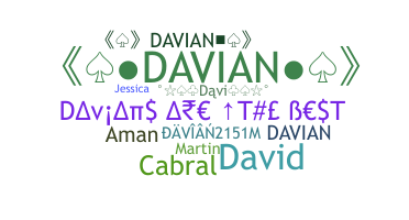 Přezdívka - Davian