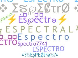 Přezdívka - Espectro