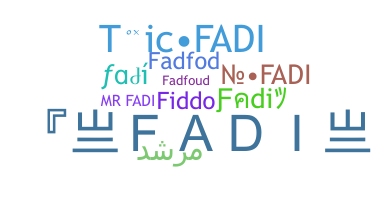 Přezdívka - Fadi