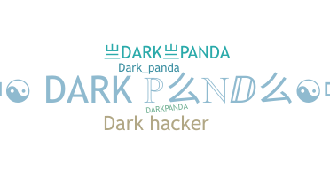 Přezdívka - darkpanda