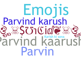 Přezdívka - Parvind