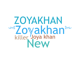 Přezdívka - Zoyakhan