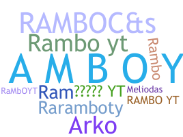 Přezdívka - RamboYT